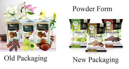 Online Quality Store Amla, Reetha, Shikakai Powder Combo powder Pack for Hair |hair pack powder combo |hair care products |reetha amla shikakai combo powder |natural products for hair |products for hair (Pack of 3 ,Total 380g Pack)