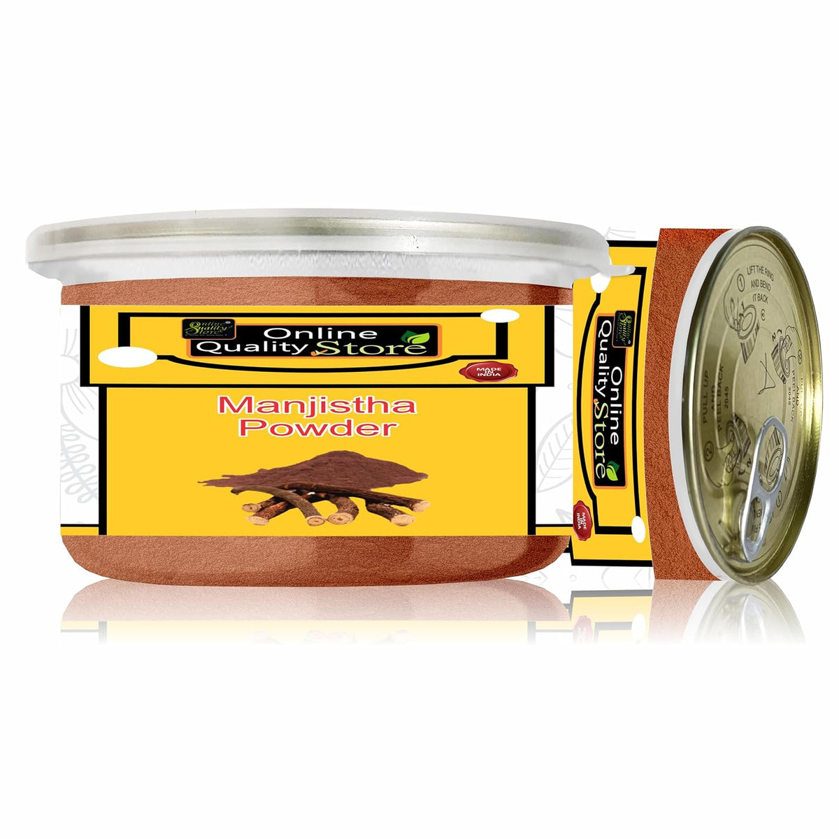 Online Quality Store Organic Manjistha Powder, 100g |Rubia Cordifolia |100% Pure & Natural Manjistha Powder for Skin Whitening| Manjistha Powder for face, Hair Care & Skin Care