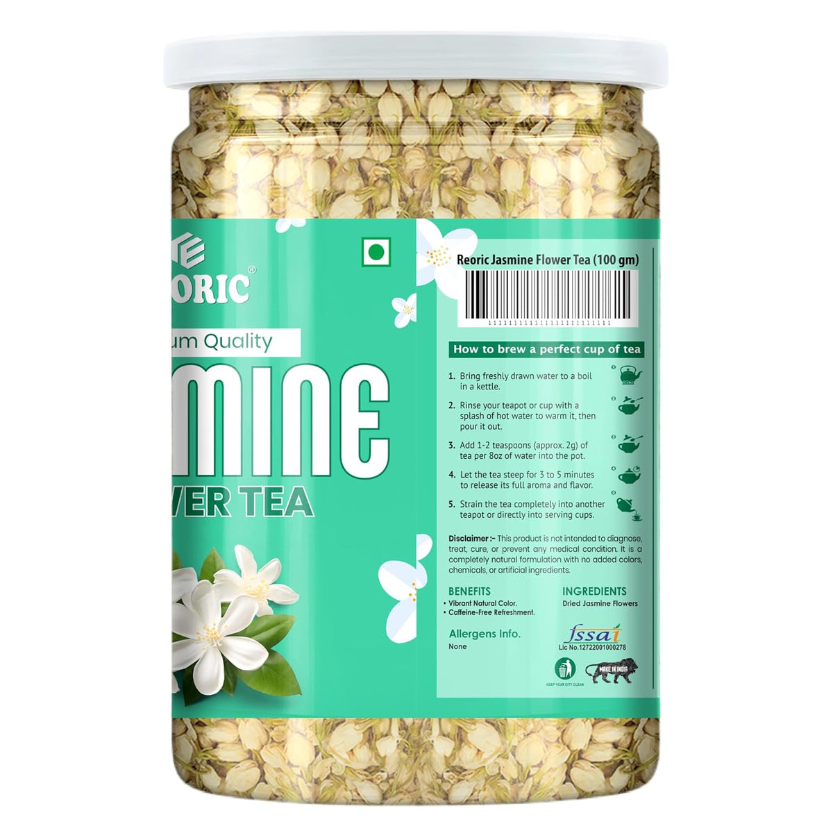 REORIC Jasmine Flower Tea 100g