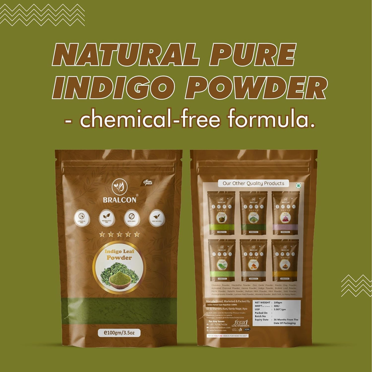 BRALCON Indigo Powder -100g