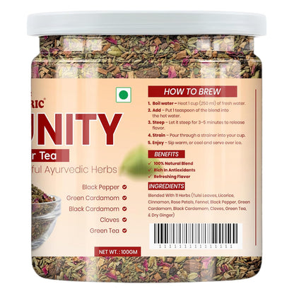 REORIC Herbal Tea Blend with 11 Spices & Botanical Ingredients -100g