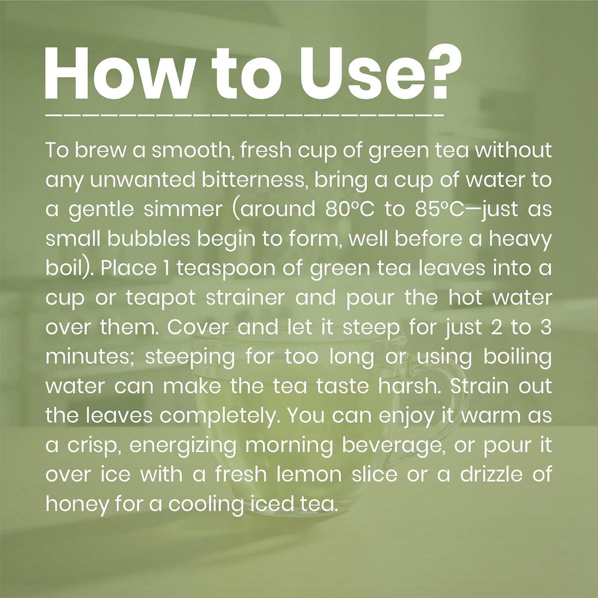 Bralcon Green Tea 30g