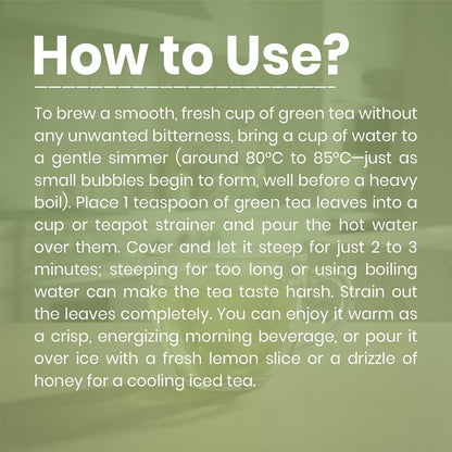 REORIC Whole Leaf Green Tea 30g