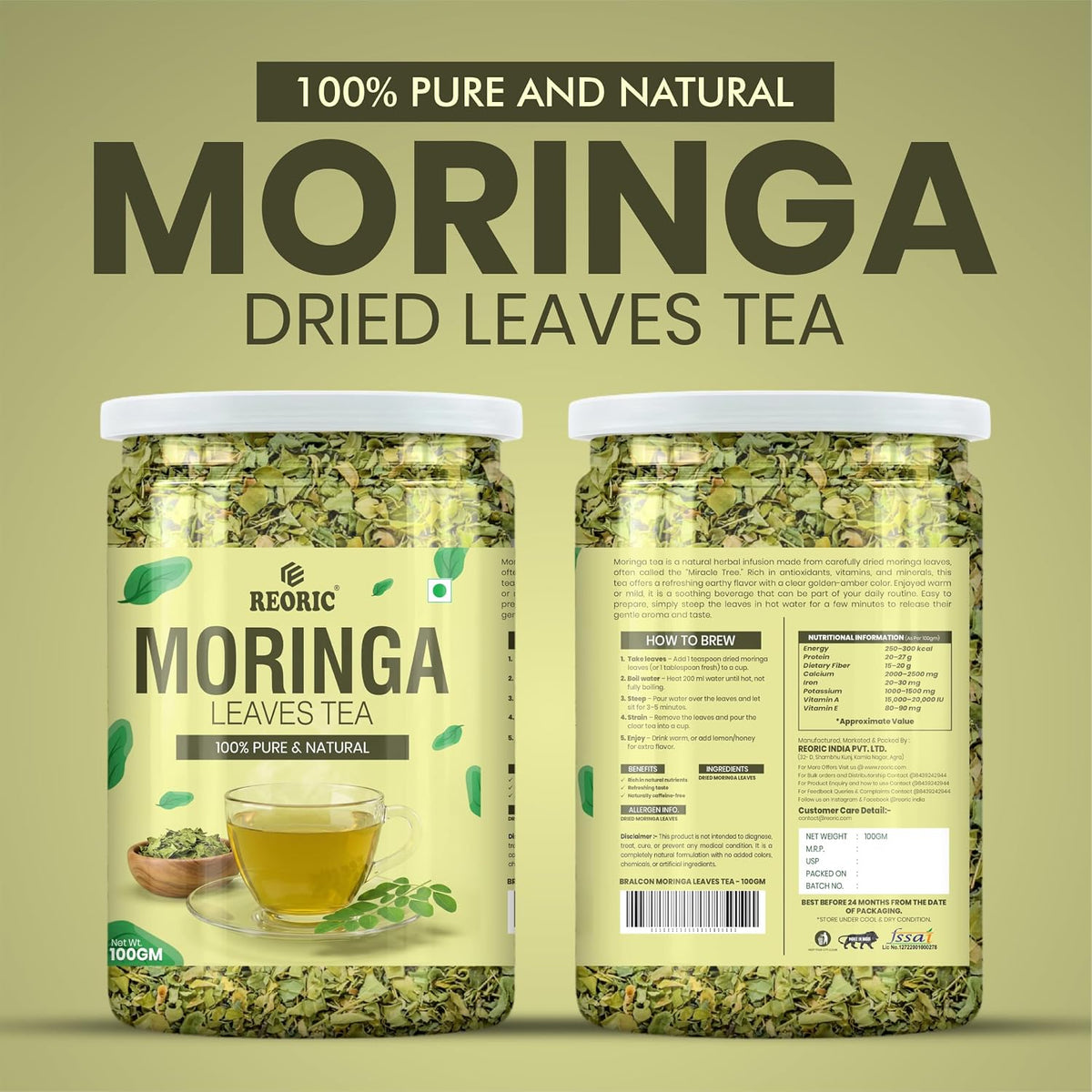 REORIC Moringa Leaves Tea -100g