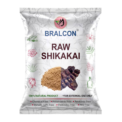 BRALCON Reetha Amla Shikakai Powder | Natural Hair Care Powder Set - 300 g , 100g Each | Chemical-Free | Hair Shampoo