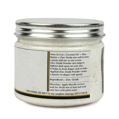 Online Quality Store Zinc Oxide Powder for face Pack, Skin Care , 150g |zinc oxide powder for skin |zinc oxide |zinc oxide powder for face|zno powder |zno nano particles |zinc oxide sunscreen |zinc oxide powder for painting