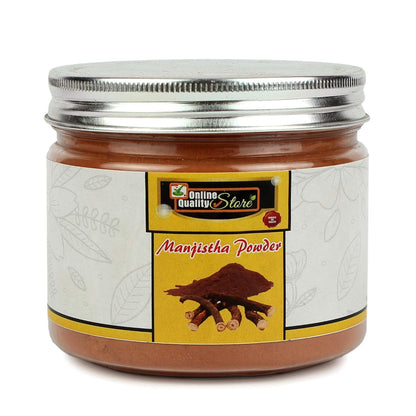 Online Quality Store Organic Manjistha Powder, 100g |Rubia Cordifolia |100% Pure & Natural Manjistha Powder for Skin Whitening| Manjistha Powder for face, Hair Care & Skin Care