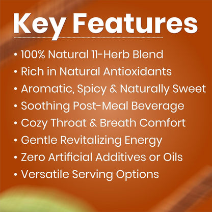 REORIC Herbal Tea 50g | Traditional 11 Spice & Botanical Infusion | Loose Herbal Brew