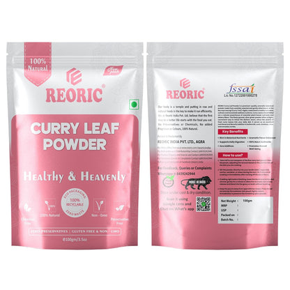 REORIC Curry Leaf Powder for Cooking - 100g
