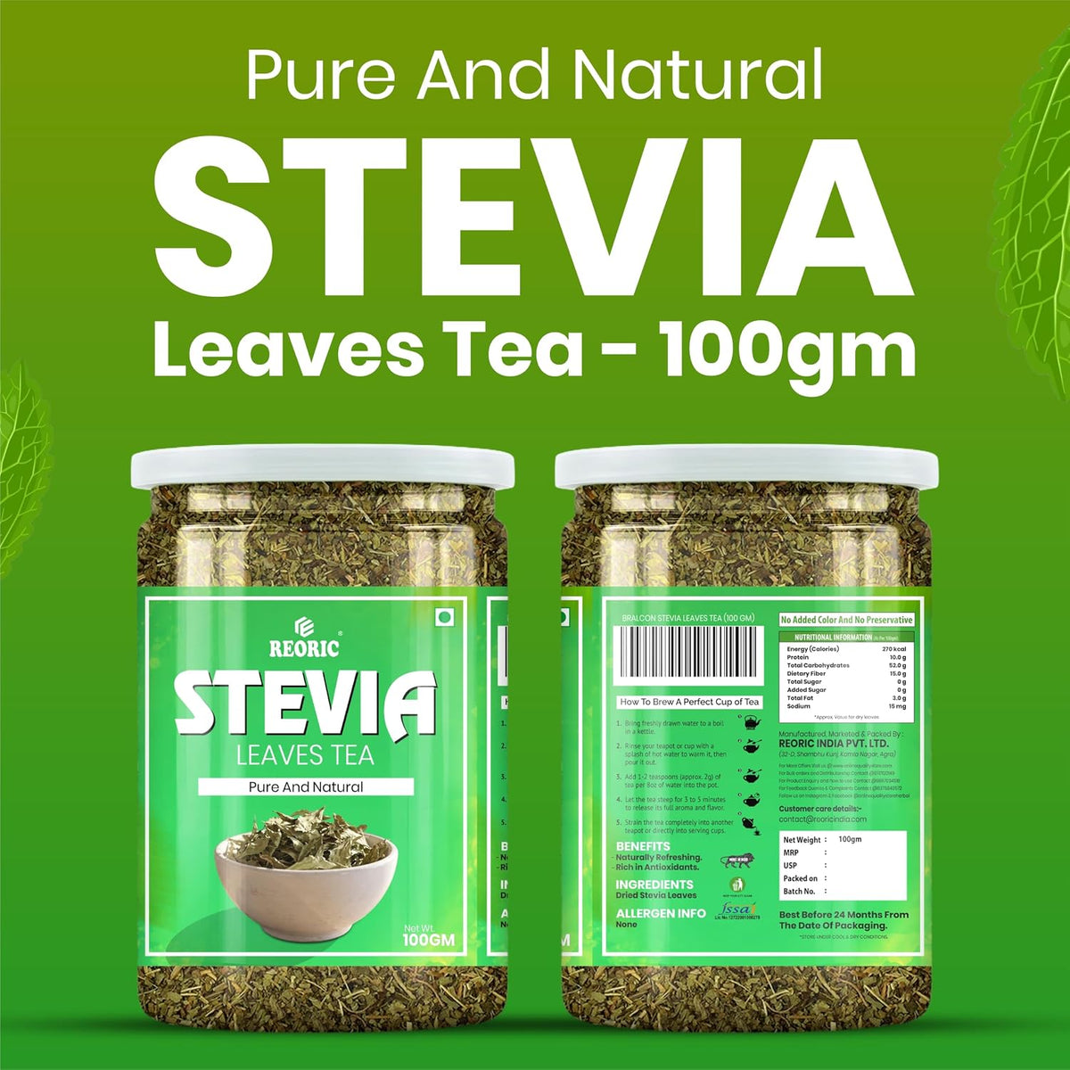 Reoric Stevia Tea 100g