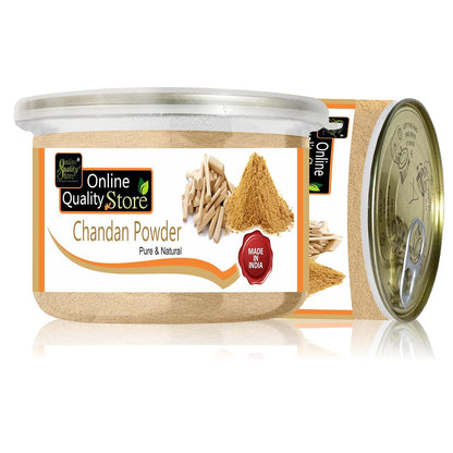 Online Quality Store Chandan Powder Pure & Natural |sandalwood powder |Santalum Album |face pack for glowing skin |chandan powder original |sandalwood powder for face,puja,skin,(75g, Pack of 1)