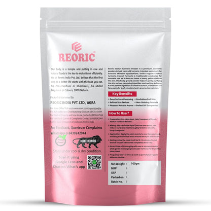 REORIC Kasturi Haldi Powder for Face Pack -100g