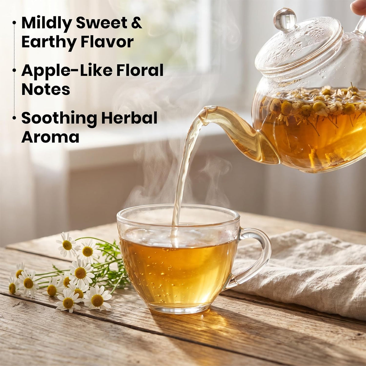 REORIC Whole Dried Chamomile Flower Tea 50g