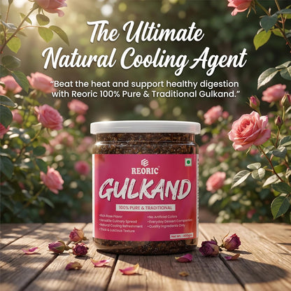 REORIC Gulkand Rose Petal Preserve 400g