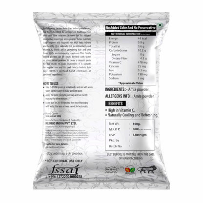 BRALCON Reetha Amla Shikakai Powder | Natural Hair Care Powder Set - 300 g , 100g Each | Chemical-Free | Hair Shampoo