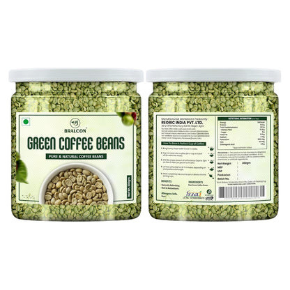BRALCON Natural Unroasted Green Coffee Beans - 300g