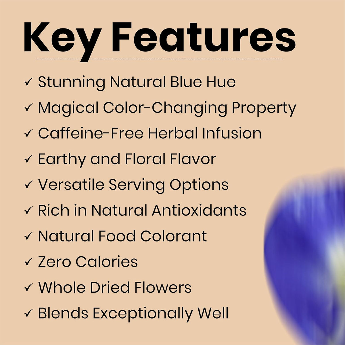 Bralcon Butterfly Pea Flower Tea - 30g