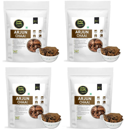 Online Quality Store Arjun Ki Chaal-400g|Terminalia Arjuna bark/Chaal Used to Maintain Blood Pressure