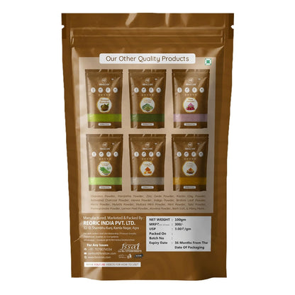 BRALCON Kasturi Turmeric Powder 100gm for Face Beauty and Skin Treatment - Wild Turmeric Powder for All Skin Types - 100% Natural and Chemical Free