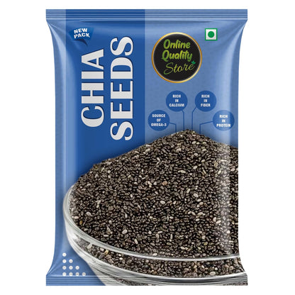 Online Quality Store Organic Chia Seeds -100gm | Omega 3 and rich in Fiber, Calcium & Protien