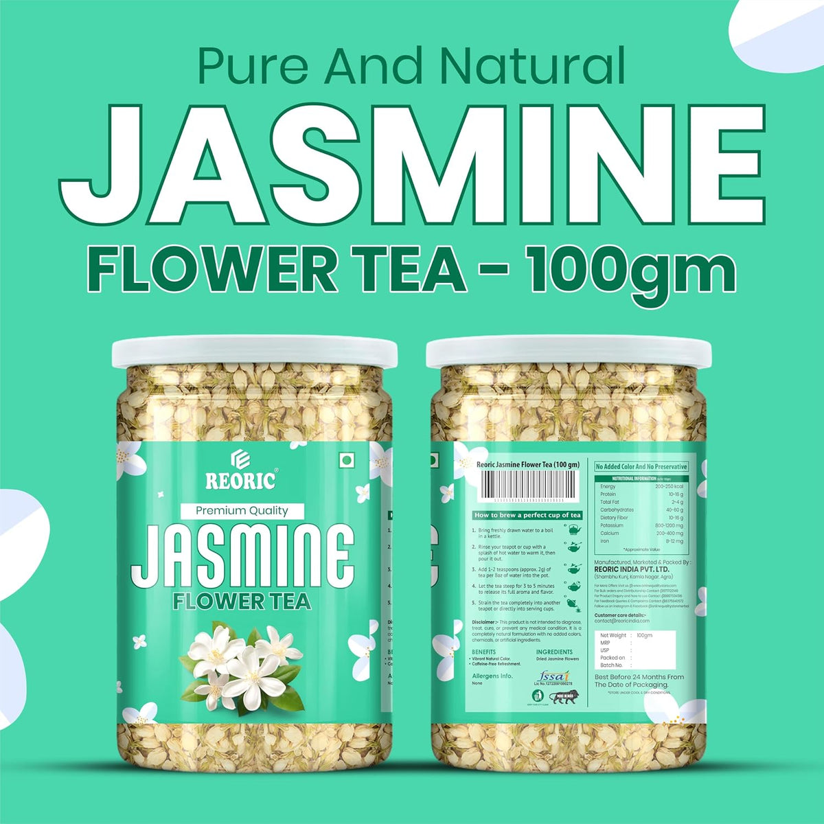 REORIC Jasmine Flower Tea 100g