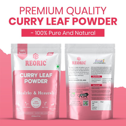 REORIC Curry Leaf Powder for Cooking - 100g
