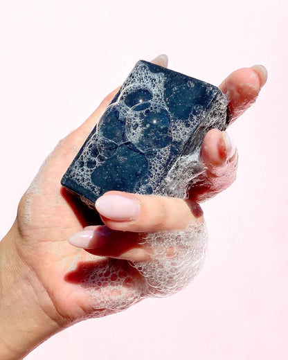 Online Quality Store Activated charcoal soap(100 grams each, Black, Pack of 4)