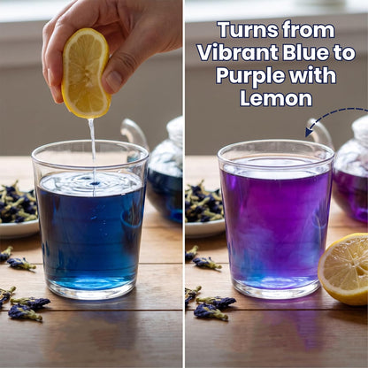 REORIC Whole Dried Butterfly Pea Flower Tea 50g