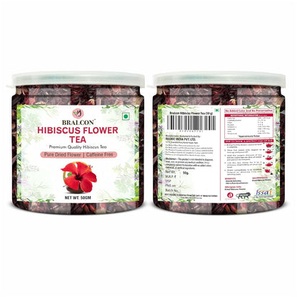 BRALCON Organic Hibiscus Flower Tea- 50g