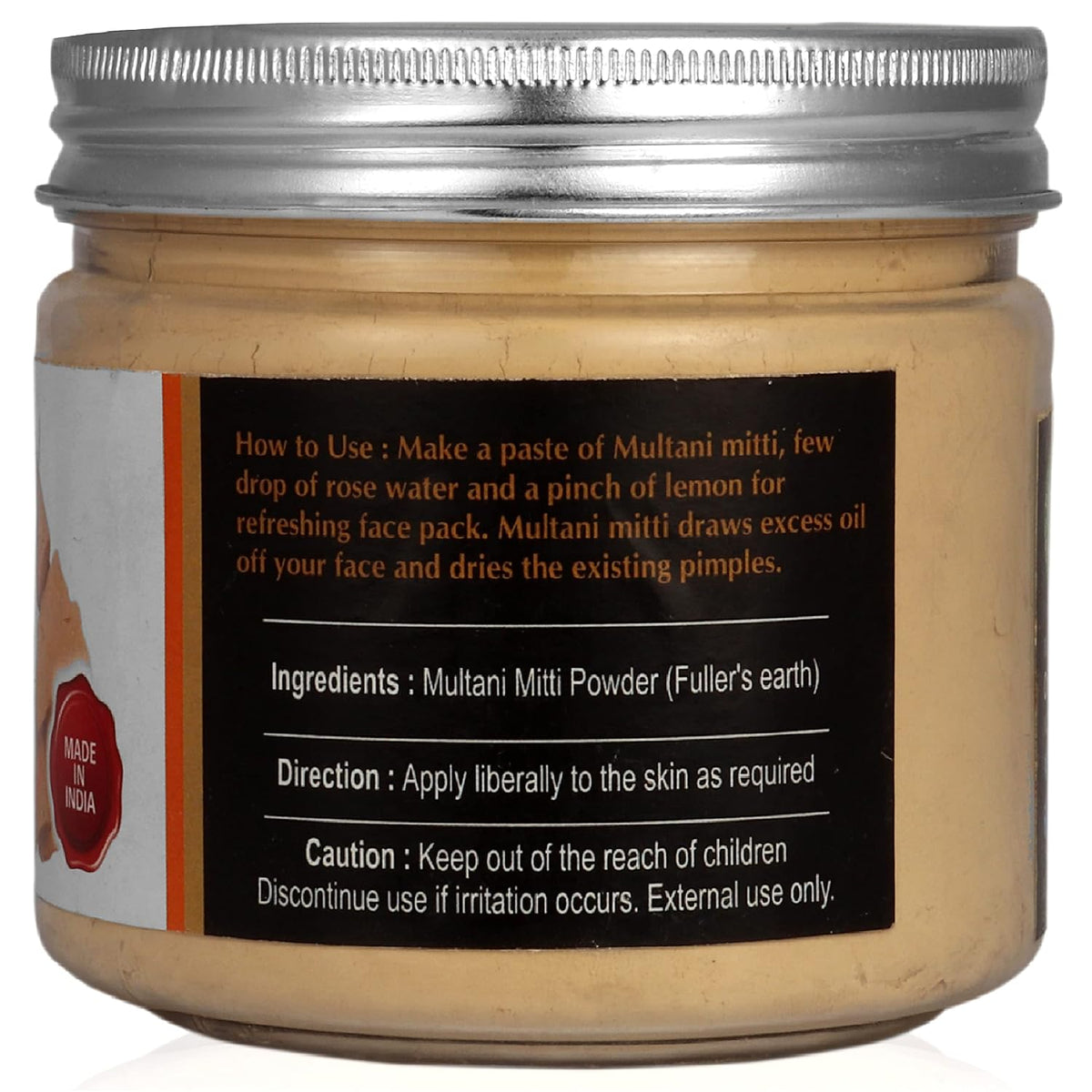 Online Quality Store Organic Multani Mitti Powder | Healing Clay | Bentonite Clay |Calcium Bentonite Clay for Face Pack And Hair Pack |pure multani mitti powder |multani mitti powder pure 100%,200g