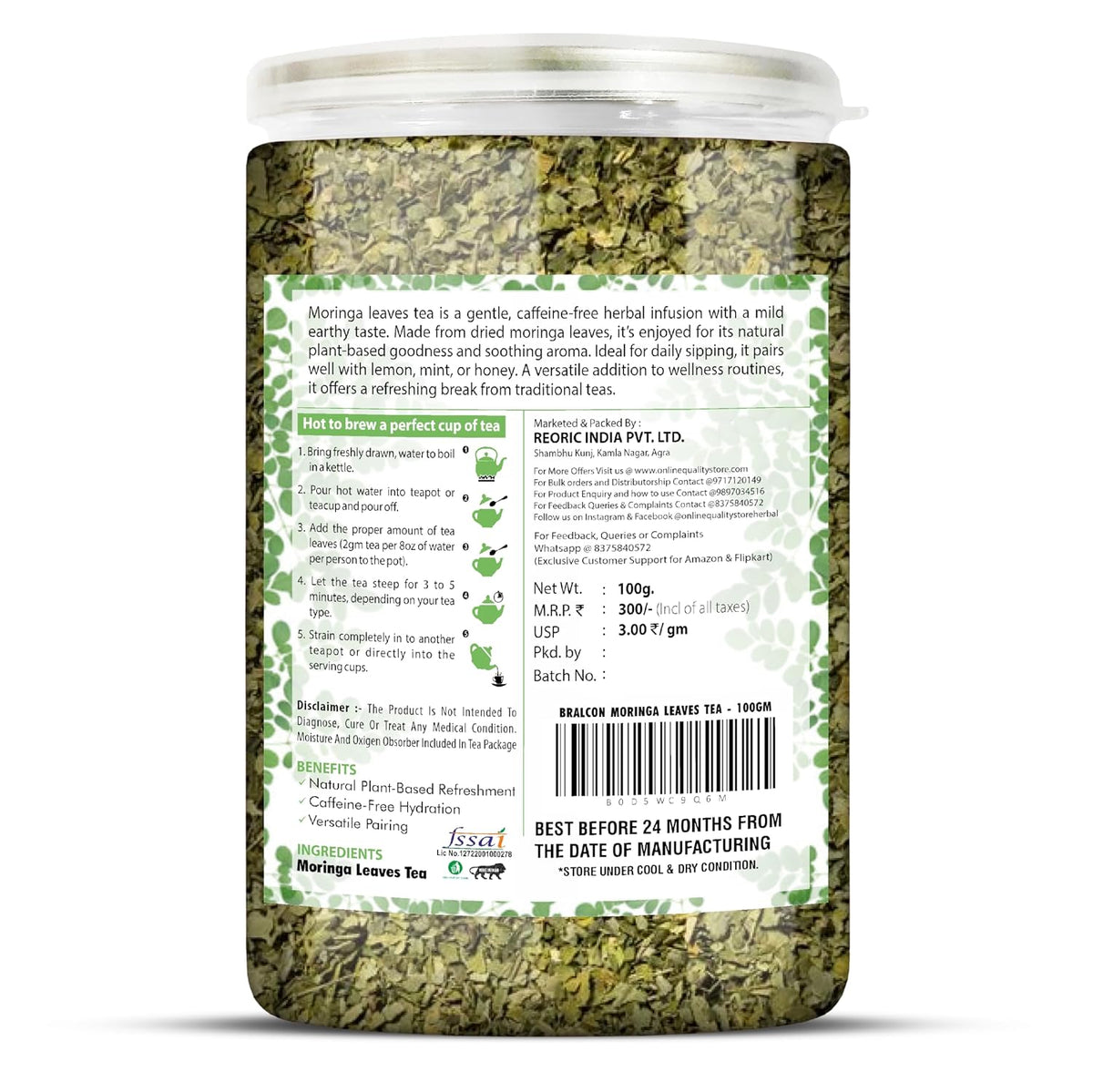 BRALCON Moringa Leaves - 100g