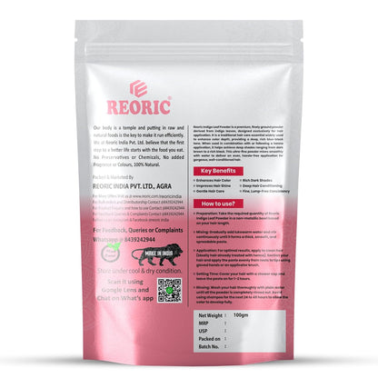 REORIC Indigo Leaf Powder for Hair Care -100g