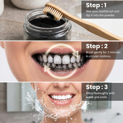 REORIC Activated Charcoal Powder for Teeth Cleaning & Oral Care -50g