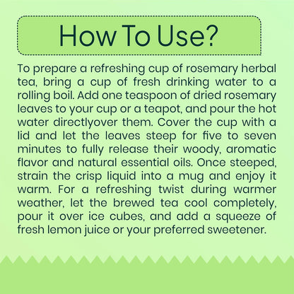 Reoric Dried Rosemary Tea Leaves 100g
