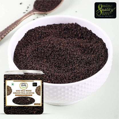 Online Quality Store CTC Tea With Green Tea Leaves - 200g | Chai Patti | Chai | Tea | Tea Leaf | Premium Tea | Assam CTC Tea | Milk Tea