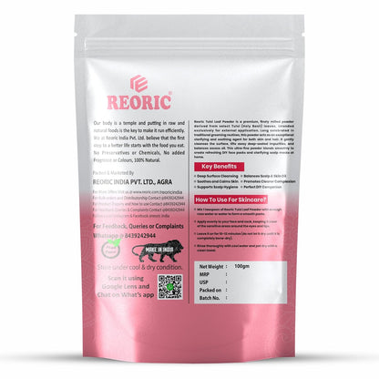 Reoric Pure Tulsi Powder -100g