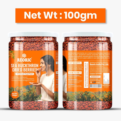 Reoric Pure Dried Sea Buckthorn Berries (100g)