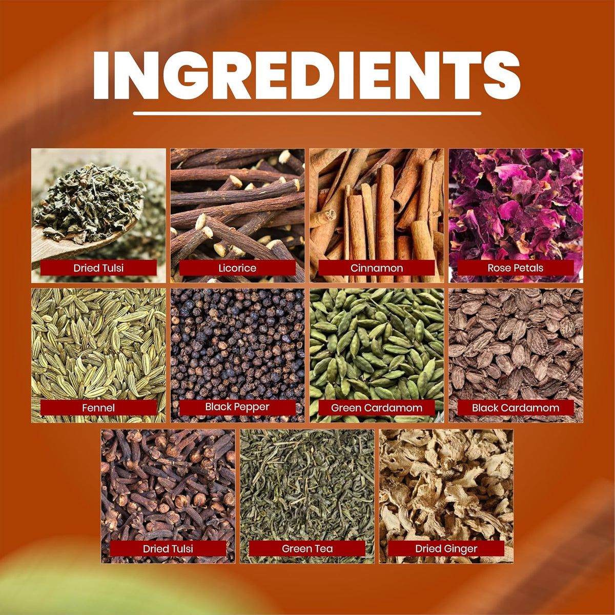 REORIC Herbal Tea 50g | Traditional 11 Spice & Botanical Infusion | Loose Herbal Brew