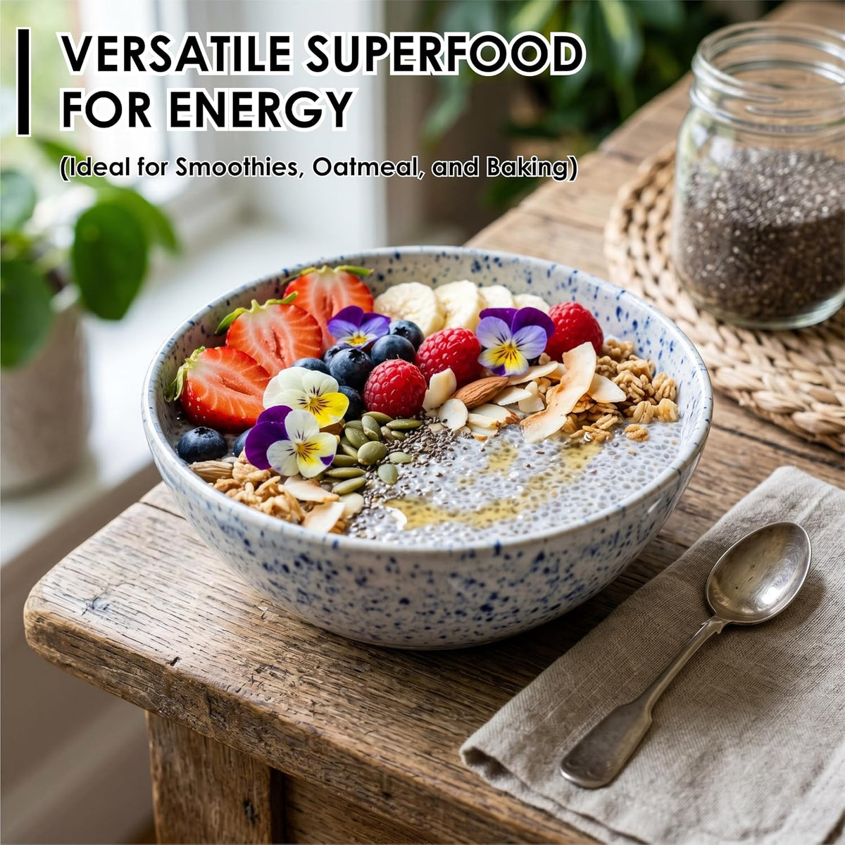 BRALCON Sabja Seeds and Chia Seeds Combo -200g