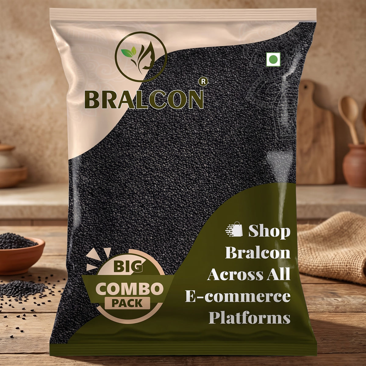 BRALCON Raw Sabja Seeds -900g