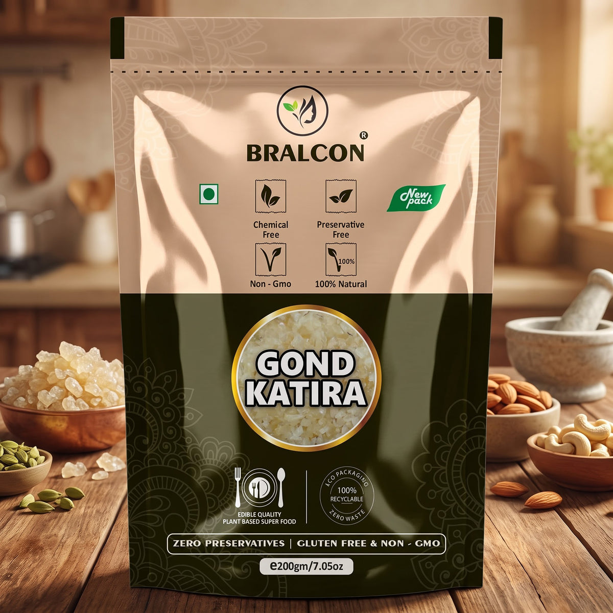 BRALCON Gond Katira Pure (Edible Gum) -200g