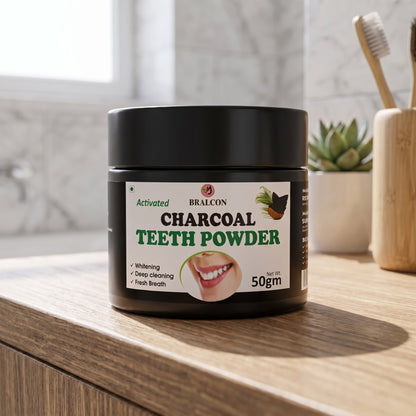 Bralcon Activated Charcoal Teeth Powder -50g