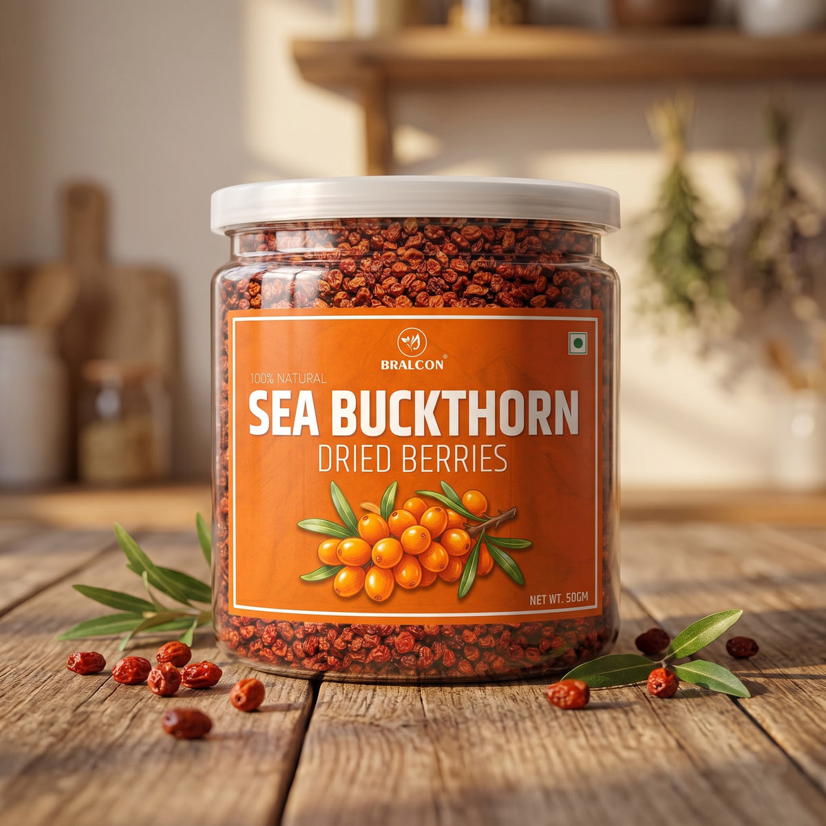 BRALCON Sea Buckthorn Dried Berries -50g