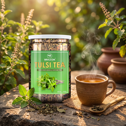 BRALCON Pure Tulsi Herbal Tea -100g