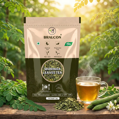 BRALCON Dried Moringa Leaves Herbal Tea 30g