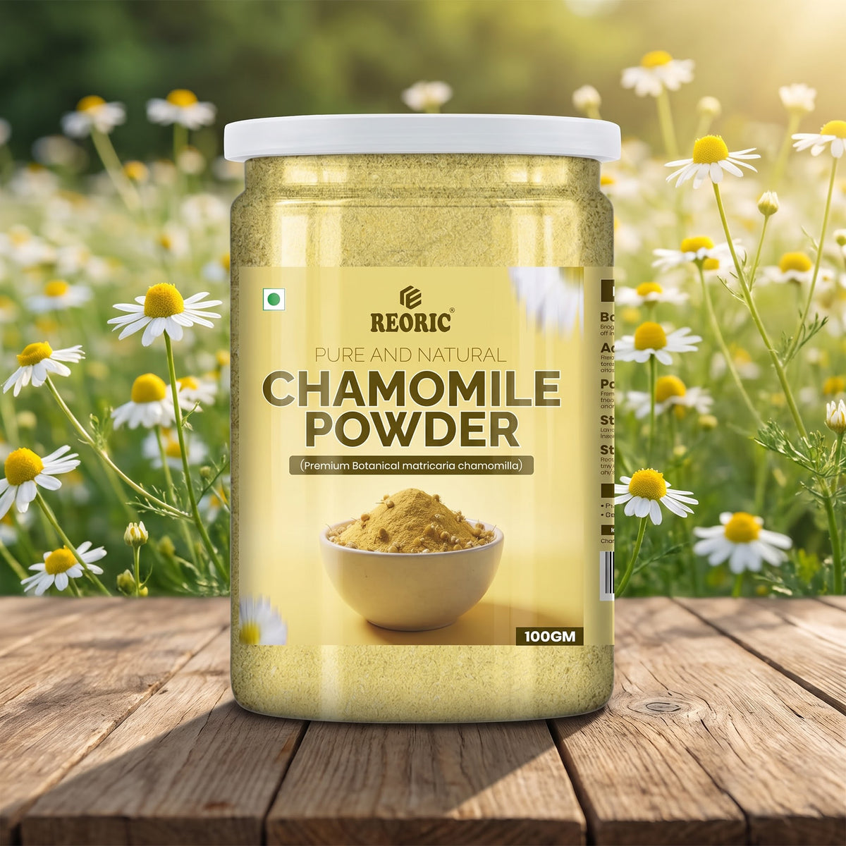 REORIC Pure Natural Chamomile Powder -100g