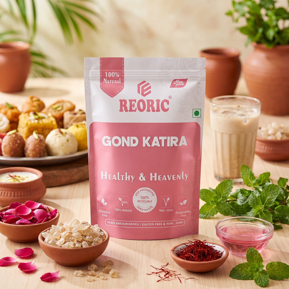 REORIC Pure and Natural Gond Katira 200g
