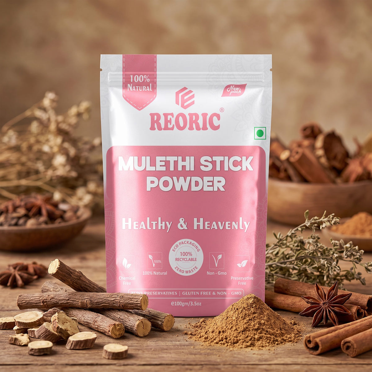 REORIC Mulethi Powder food - 100g