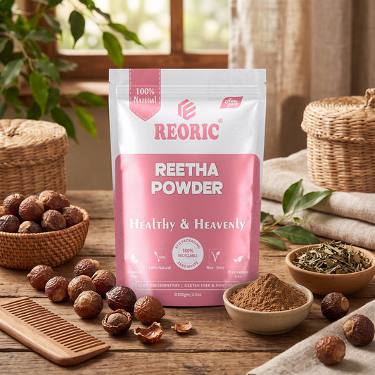 REORIC Reetha Powder for Hair Wash & Scalp Care -100g