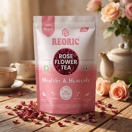 REORIC Pure Dried Rose Flower Tea 30g